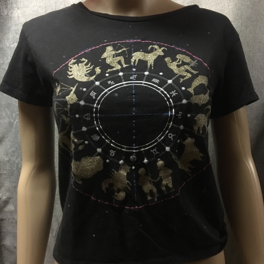 Urban Outfitters Astrology Zodiac Crop Top